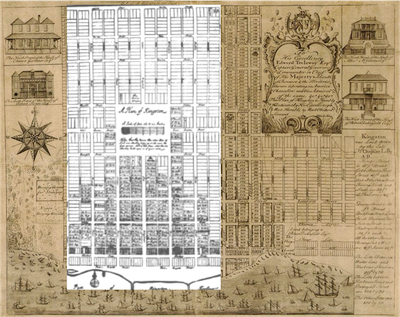 kingston city plan 1692 &1745