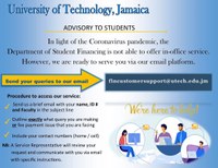 Department of Student Financing Advisory - Accessing Student Financing Services