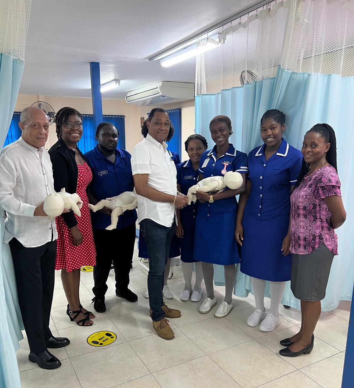 Infant Mannequins Donated by Dr. Trisha Bailey to UTech, Jamaica’s Caribbean School of Nursing, College of Health Sciences 