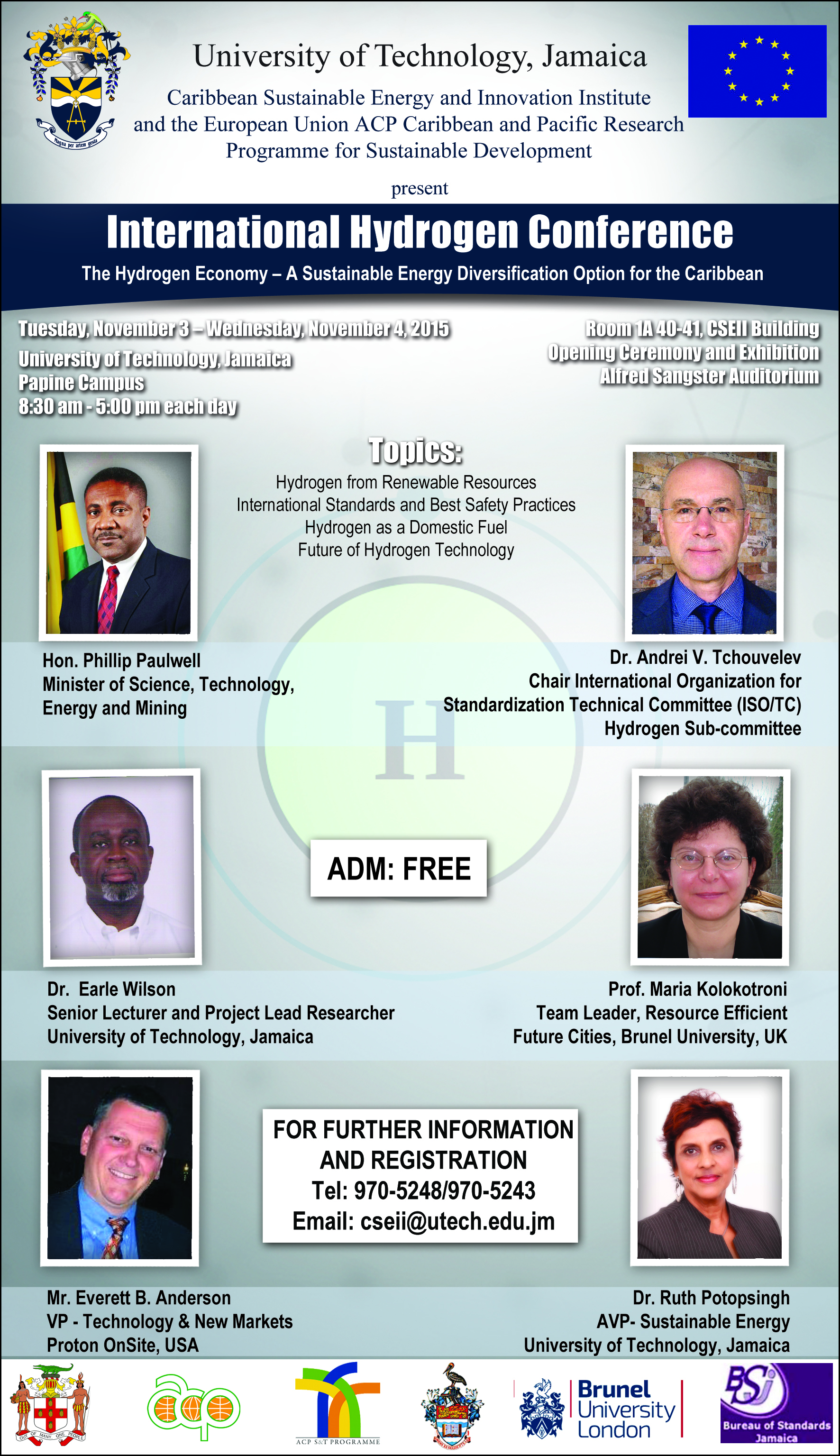 UTech, Jamaica International Conference to Highlight Hydrogen as a Sustainable Domestic Fuel