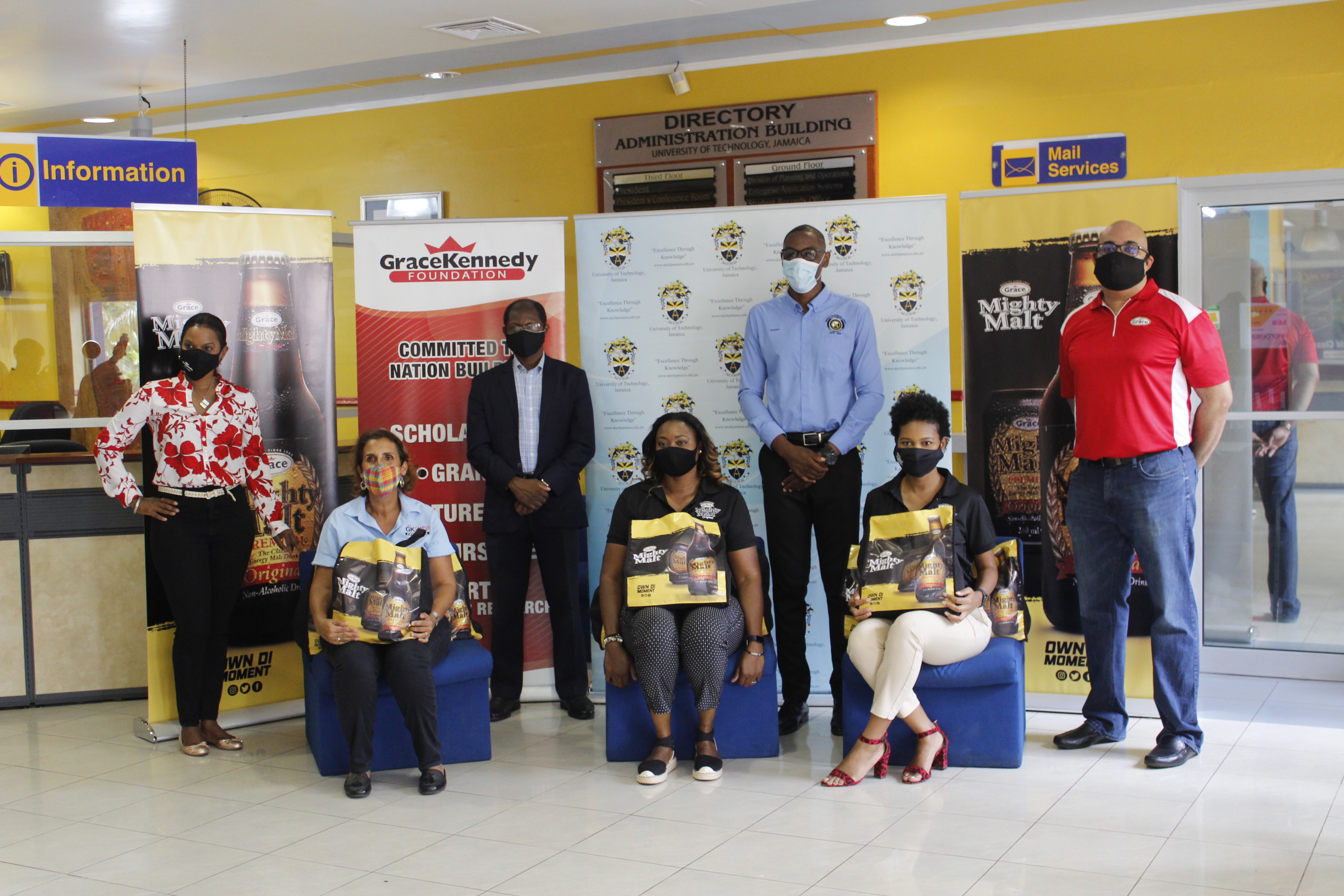 UTech, Jamaica Students Receive Care Packages from Mighty Malt through the Grace Kennedy Foundation