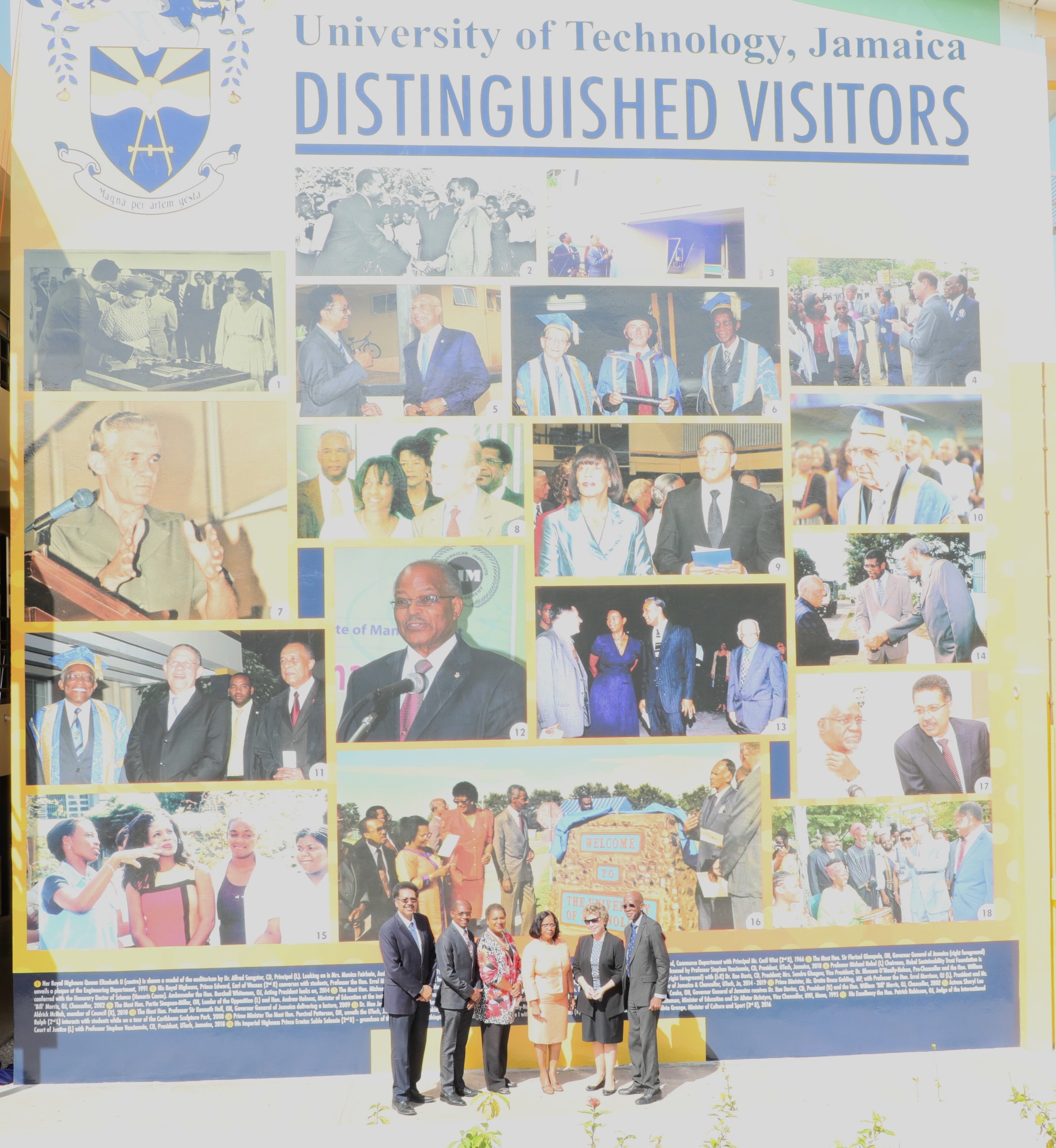 UTech, Jamaica Unveils  Distinguished Visitors Mural 