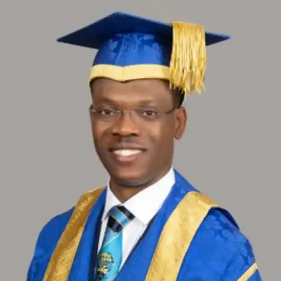 President with Graduation Hat
